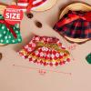 imageJOYIN 6PCS Christmas Clothing for Doll Plush Dance Skirt Set 6 Designs Festive Looks Cute Dresses for Xmas Kids Toddler Doll Couture Costume Accessories Xmas Decorations Holiday Specialsclassic