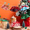 imageJOYIN 6PCS Christmas Clothing for Doll Plush Dance Skirt Set 6 Designs Festive Looks Cute Dresses for Xmas Kids Toddler Doll Couture Costume Accessories Xmas Decorations Holiday Specialsclassic