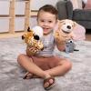 imageJOYIN 6Pcs Kids Hand Puppet Set with Working Mouth Toddler Animal Plush Toy Includes Elephant Giraffe Lion Bear Raccoon and Monkey for Show Theater Christmas Birthday Gifts for Kid Age 3Animal Friends