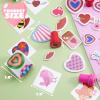 imageJOYIN 700 Pcs Valentines Day Party Favor Supplies Craft Set Foam Stickers for Kid Tattoos Stampers ampamp Stickers for Decorations Photo Props School Classroom Holiday Exchange Game Prizes Art Craft