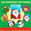 imageJOYIN 72 PCS Christmas Bags for Xmas Holiday Goody Gift 11quot x 16quotChristmas Snacks Plastic Shopping Bags with Handles for Present Wrapping Festive Party Favor Party Decoration Supplies