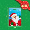 imageJOYIN 72 PCS Christmas Bags for Xmas Holiday Goody Gift 11quot x 16quotChristmas Snacks Plastic Shopping Bags with Handles for Present Wrapping Festive Party Favor Party Decoration Supplies