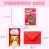 imageJOYIN 72 Pcs Valentines Day Animal Cards Valentine Greeting Card with Envelopes for Hearts Day Classroom Exchange Kids Holiday Crafting Wedding Cards Valentines Party Favor 6 Styles