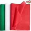 imageJOYIN 72 Sheets Glitter Tissue Paper for Gift Bags Red Green White Tissue Paper for Gift Wrapping Supplies 20quot x 20quot Christmas Wrapping Paper for Gift Wrap DIY Craft Decorations
