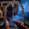 imageJOYIN 72ft Halloween Decorations Outdoor Skull Archway Scary Giant Skeleton Decor Arch Spooky Halloween Decorations Yard Garden Lawn Decor Graveyard Haunted House Decor Party Supplies
