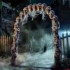 imageJOYIN 72ft Halloween Decorations Outdoor Skull Archway Scary Giant Skeleton Decor Arch Spooky Halloween Decorations Yard Garden Lawn Decor Graveyard Haunted House Decor Party Supplies