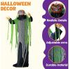 imageJOYIN 72quot Halloween Animatronics Scarecrow Decoration Outdoor Standing Ghost Prop with Motion Light Sound Scary Animated Decor for Yard Farm Garden Indoor Haunted HousePumpkin