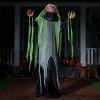 imageJOYIN 72quot Halloween Animatronics Scarecrow Decoration Outdoor Standing Ghost Prop with Motion Light Sound Scary Animated Decor for Yard Farm Garden Indoor Haunted HousePumpkin