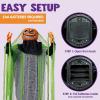 imageJOYIN 72quot Halloween Animatronics Scarecrow Decoration Outdoor Standing Ghost Prop with Motion Light Sound Scary Animated Decor for Yard Farm Garden Indoor Haunted HousePumpkin