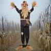 imageJOYIN 72quot Halloween Animatronics Scarecrow Decoration Outdoor Standing Ghost Prop with Motion Light Sound Scary Animated Decor for Yard Farm Garden Indoor Haunted HouseScarecrow