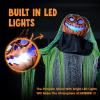 imageJOYIN 72quot Halloween Animatronics Scarecrow Decoration Outdoor Standing Ghost Prop with Motion Light Sound Scary Animated Decor for Yard Farm Garden Indoor Haunted HousePumpkin