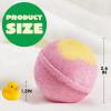 imageJOYIN 8 Pack Big Bath Bombs for Kids with Mochi Toy Surprise Toy Inside Natural Essential Oil SPA Bath Fizzies Set Kids Safe Party Favors for Boys and GirlsMochi Squishy