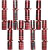 imageJOYIN 8 Pack Christmas NonSnap Party Favor Red Check Plaid Table Favor Includes Party Hat Jokes ampamp Gifts Xmas Gifts Prizes for Christmas Holiday Dinner Traditions