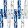 imageJOYIN 8 Pack Christmas Party Favor NonSnap Blue ampamp White Snowflake Design Party Table Favors with Holiday Party Favor Supplies for Kids and Adults Christmas Parties Dinners and HolidaysBlueWhite Snowflakes