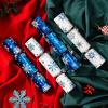 imageJOYIN 8 Pack Christmas Party Favor NonSnap Blue ampamp White Snowflake Design Party Table Favors with Holiday Party Favor Supplies for Kids and Adults Christmas Parties Dinners and HolidaysBlueWhite Snowflakes