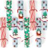 imageJOYIN 8 Pack Christmas Party Favor NonSnap Nutcrackers Design Party Table Favors with Holiday Party Favor Supplies for Kids and Adults Christmas Parties Dinners and HolidaysMerry Christmas