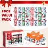 imageJOYIN 8 Pack Christmas Party Favor NonSnap Nutcrackers Design Party Table Favors with Holiday Party Favor Supplies for Kids and Adults Christmas Parties Dinners and HolidaysMerry Christmas