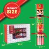 imageJOYIN 8 Pack Christmas Party Favor NonSnap Nutcrackers Design Party Table Favors with Holiday Party Favor Supplies for Kids and Adults Christmas Parties Dinners and HolidaysNutcrackers