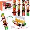 imageJOYIN 8 Pack Christmas Party Favor NonSnap Nutcrackers Design Party Table Favors with Holiday Party Favor Supplies for Kids and Adults Christmas Parties Dinners and HolidaysNutcrackers