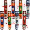 imageJOYIN 8 Pack Christmas Party Favor NonSnap Nutcrackers Design Party Table Favors with Holiday Party Favor Supplies for Kids and Adults Christmas Parties Dinners and HolidaysNutcracker  Snowflakes