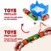 imageJOYIN 8 Pack Christmas Party Favor NonSnap Nutcrackers Design Party Table Favors with Holiday Party Favor Supplies for Kids and Adults Christmas Parties Dinners and HolidaysNutcracker  Snowflakes