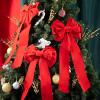 imageJOYIN 8 Pack Christmas Red Velvet Bows 26quot Long by 10quot Wide Decorative Christmas Bows for Wreath Garland Tree Decor Indoor Outdoor Holiday DecorationsRed