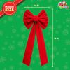 imageJOYIN 8 Pack Christmas Red Velvet Bows 26quot Long by 10quot Wide Decorative Christmas Bows for Wreath Garland Tree Decor Indoor Outdoor Holiday DecorationsRed