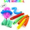 imageJOYIN 9 Pack Halloween Glow Sticks Party Favors for Kids Light Up Pop Tubes Glow Necklaces Bracelets Party Supplies for Toddlers Boys Girls Birthday Gifts Christmas Goodie bags