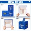 imageJOYIN 9quot Graduation Decorations Card Box with 36 PCS Cards Blue Class of 2025 Congrats Grad Box for Grad Party Decoration Gift Card Money Box Holder for Graduation Party Favor Gifts SuppliesBlue