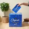 imageJOYIN 9quot Graduation Decorations Card Box with 36 PCS Cards Blue Class of 2025 Congrats Grad Box for Grad Party Decoration Gift Card Money Box Holder for Graduation Party Favor Gifts SuppliesBlue