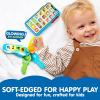 imageJOYIN Baby Musical Toy Phone and Car Keys Teether Set 60 Music and Learning Phrases Baby Learning Toys 612 Months Toddler Birthday Gifts for Girs Boy Toys Small