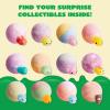 imageJOYIN Big Bath Bombs for Kids with Mochi Toy 12 Pack Bubble Bath Bombs with Surprise Toy Inside Natural Essential Oil SPA Bath Fizzies Set Party Favors for Boys Girls Birthday GiftsMochi Bath Bombs