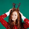 imageJOYIN Christmas 2PCS Light Up Cute Reindeer Headband Adult Kids Party Favor Supplies Xmas Accessories for Christmas Holiday Parties Annual Holiday Photos BoothElk