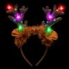 imageJOYIN Christmas 2PCS Light Up Cute Reindeer Headband Adult Kids Party Favor Supplies Xmas Accessories for Christmas Holiday Parties Annual Holiday Photos BoothElk