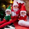 imageJOYIN Christmas 3PCS Tiny Elf Doll Christmas with 1 red1 Green and 1 Pink elf DollHoliday Decoration Accessories Tiny Gift for Girls Boys Kids AdultsPants
