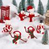 imageJOYIN Christmas Build Your Snowman Craft Kit 3 Pack DIY Snowman Christmas Craft Kit for Arts and Craft Activities Xmas Gift Stocking Stuffers for Kids Party Favor School Funny Toy