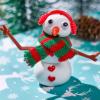 imageJOYIN Christmas Build Your Snowman Craft Kit 3 Pack DIY Snowman Christmas Craft Kit for Arts and Craft Activities Xmas Gift Stocking Stuffers for Kids Party Favor School Funny Toy