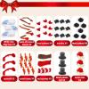 imageJOYIN Christmas Build Your Snowman Craft Kit 3 Pack DIY Snowman Christmas Craft Kit for Arts and Craft Activities Xmas Gift Stocking Stuffers for Kids Party Favor School Funny Toy