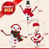 imageJOYIN Christmas Build Your Snowman Craft Kit 3 Pack DIY Snowman Christmas Craft Kit for Arts and Craft Activities Xmas Gift Stocking Stuffers for Kids Party Favor School Funny Toy
