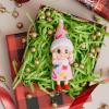 imageJOYIN Christmas Elf Plush Doll Pink Tiny Soft Plush Christmas Elf Doll with Pattern for Holiday Decorations DressUp PartyFloral