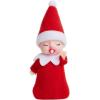 imageJOYIN Christmas Elf Plush Doll Red Tiny Elf Doll Sleeping with Pacifier Soft Plush Accessories for Christmas Holiday Decorations DressUp PartyRed