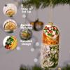 imageJOYIN Christmas Taco and Burrito Ornament 2 pcs Glass Blown Set Handcrafted for Tree Hanging Ornament Outdoor Christmas Decorations Indoor
