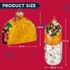 imageJOYIN Christmas Taco and Burrito Ornament 2 pcs Glass Blown Set Handcrafted for Tree Hanging Ornament Outdoor Christmas Decorations Indoor