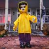 imageJOYIN Halloween Decorations Outdoor 34 Life Size Animatronics Ghost Decor Props with Glowing Eyes Sound Activated Party Supplies for Yard Lawn Haunted HouseRaincoat Boy