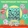 imageJOYIN Holiday Tissue Paper Assortment Ten Colors 150Piece Set Christmas Design Solid Holiday Holographic and Printed Gift Tissue Paper Assortment 20quot x 20quot inches