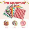 imageJOYIN Holiday Tissue Paper Assortment Ten Colors 150Piece Set Christmas Design Solid Holiday Holographic and Printed Gift Tissue Paper Assortment 20quot x 20quot inches
