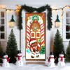 imageJOYIN Joiedomi Christmas Gingerbread Door Cover Window Banner Front Door Porch Sign Village Displays Christmas Indoor Outdoor Decor Holiday Winter House Decoration 72quotX 30quot3 PCS