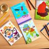 imageJOYIN MakeaFace Reusable Sticker Books 3Pack Safari Farm Sea Animals  On The Go Travel Toys Activity Pad for Kids Ages 4830 Scenes