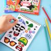 imageJOYIN MakeaFace Reusable Sticker Books 3Pack Safari Farm Sea Animals  On The Go Travel Toys Activity Pad for Kids Ages 4830 Scenes