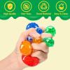 imageJOYIN Mini Stress Ball Random 9 Pack for Adults Squeeze Toy Stress Relief Ball Relieve Work Anxiety Exercise Hand Flexibility Party Favors